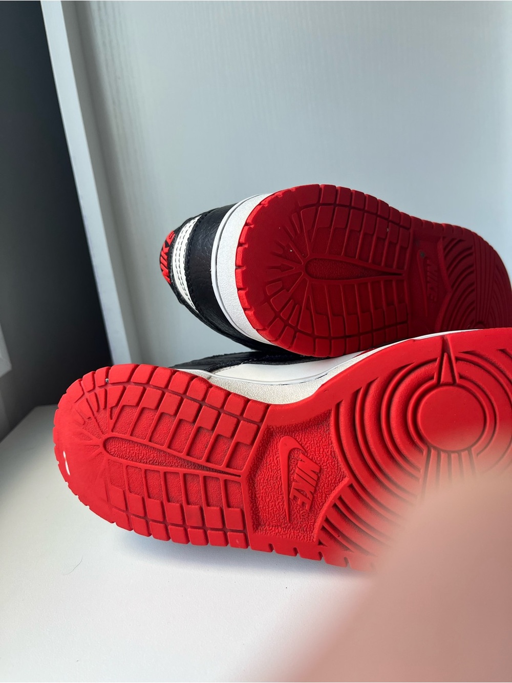 Nike Dunk 75th Anniversary Red / White Shoe Chicago 6 youth - Picture 5 of 6